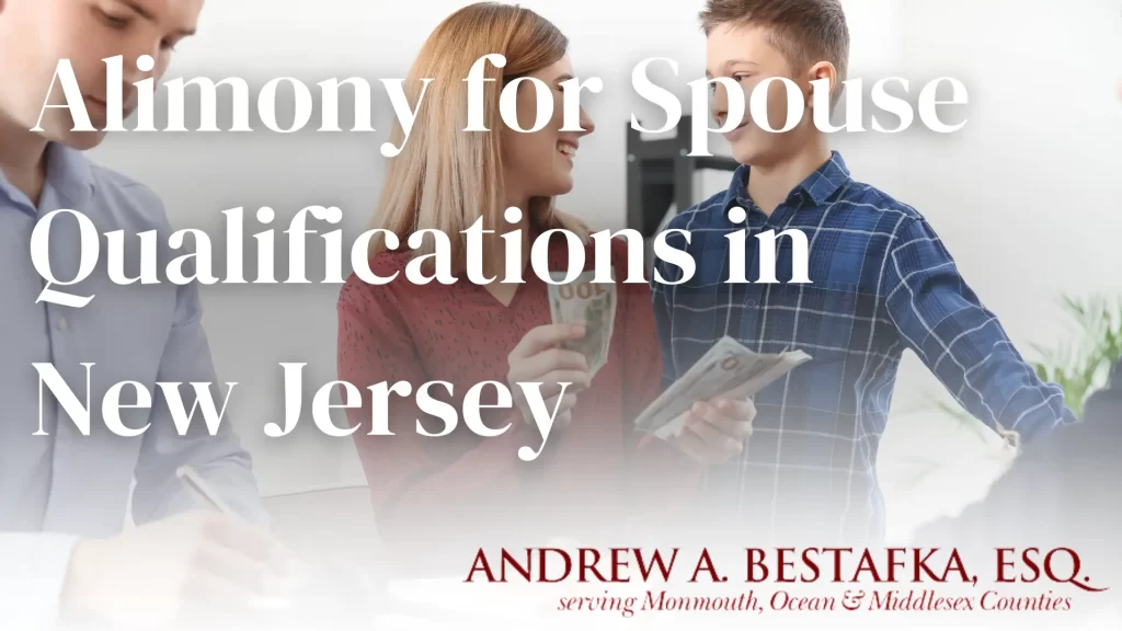 Alimony for Spouse Qualifications in New Jersey Image